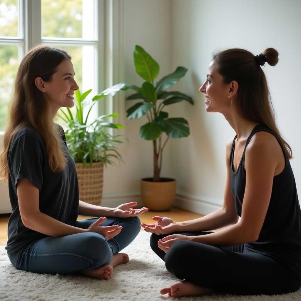 One-on-one coaching session